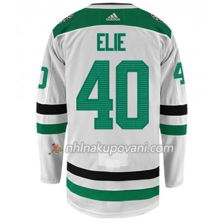 Dallas Stars Dresy REMI ELIE 40 Adidas Bílá Authentic - Pánské